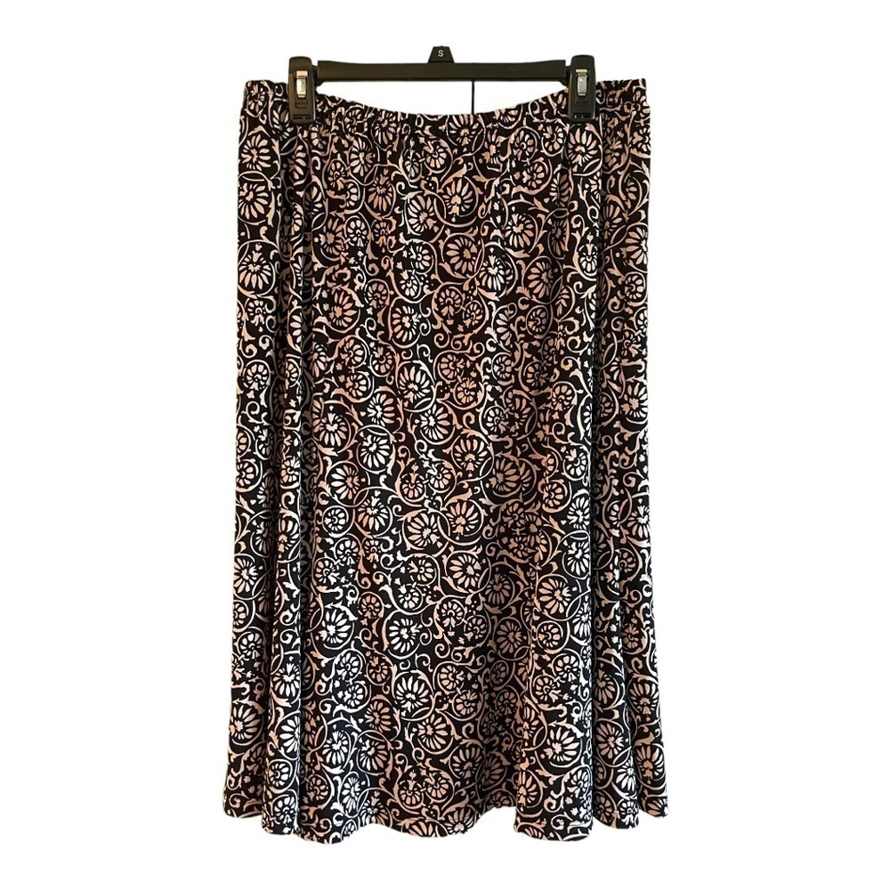 WOMENS, PLUS SIZE FIT & FLARE SKIRT. STRETCHY & COMFORTABLE. SIZE 14W